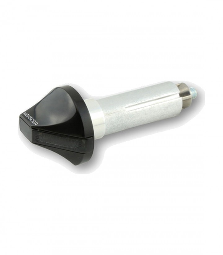 Highsider Bar Ends with LED Turn Signal Stealth-X Flight Black with Smoked Lens