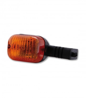 Intermitente Highsider Duc Style Negro con Cristal Naranja