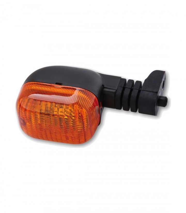 Intermitente Highsider Duc Style Negro con Cristal Naranja