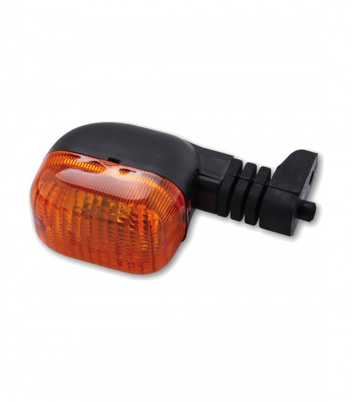 Highsider Turn Signal Duc Style Black with Orange Lens