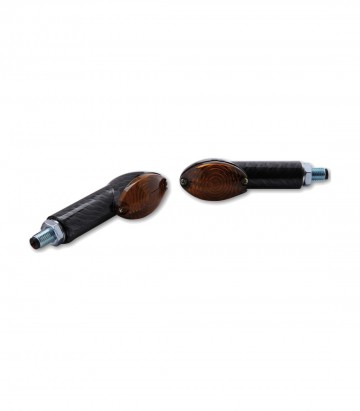 Highsider Turn Signals Cateye Mini Carbon with Smoked Lens