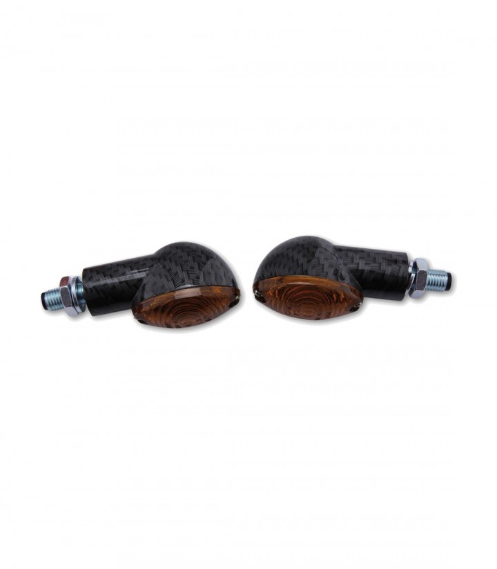 Intermitentes Highsider Cateye Mini Negro con Cristal Ahumado