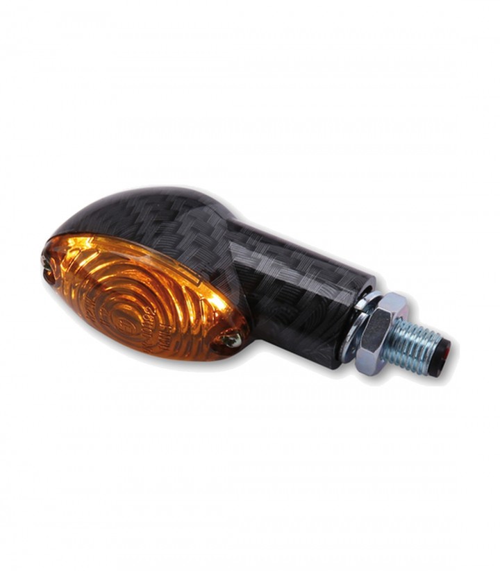 Intermitentes Highsider Cateye Mini Negro con Cristal Ahumado