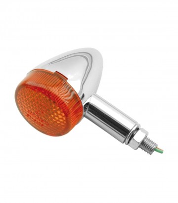 Intermitentes Highsider Custom 10W Cromado con Cristal Naranja
