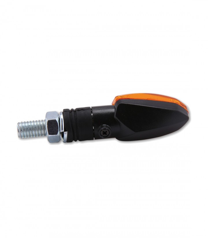 Intermitentes Highsider Lizzard Negro con Cristal Naranja