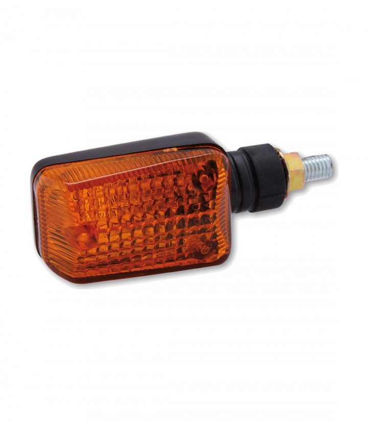 Intermitentes Highsider Mini Negro con Cristal Naranja