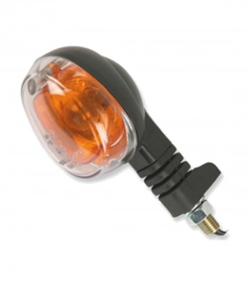 Intermitentes Highsider Negro con Cristal Transparente