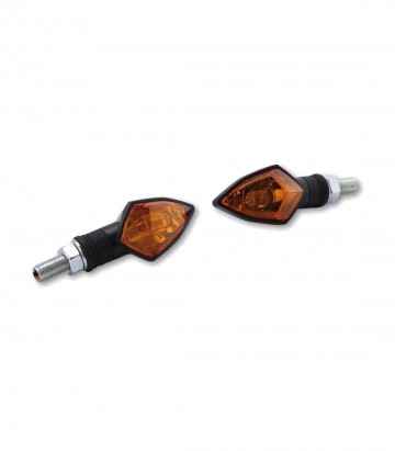 Highsider Turn Signals Rock Mini Black with Orange Lens