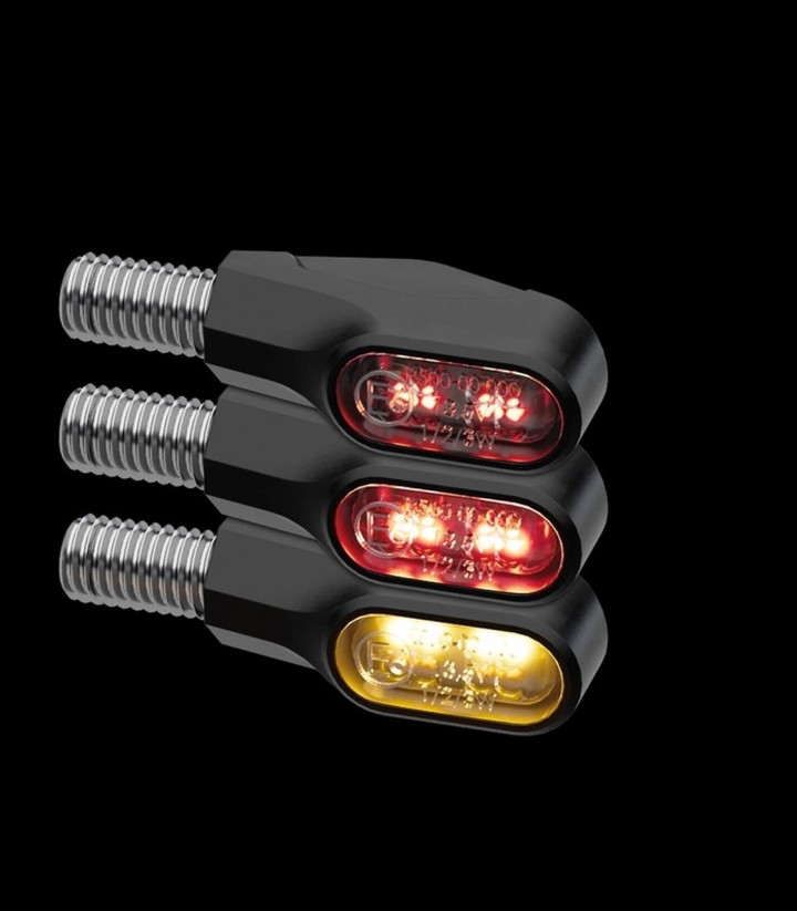 Highsider Turn Signals Ventura-X 3-in-1 Matt Black