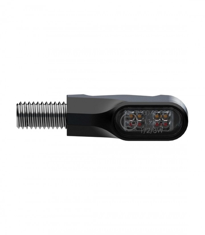 Intermitentes Highsider Ventura-X 3en1 Negro Mate