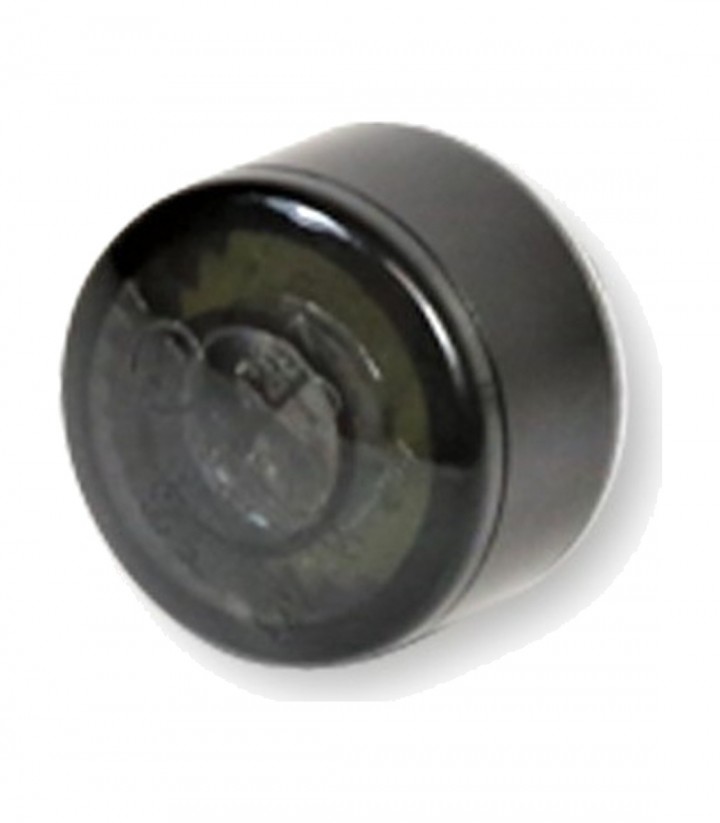 LED-Blinker mit Standlicht Highsider Apollo 2in1 Schwarz mit getöntem Glas