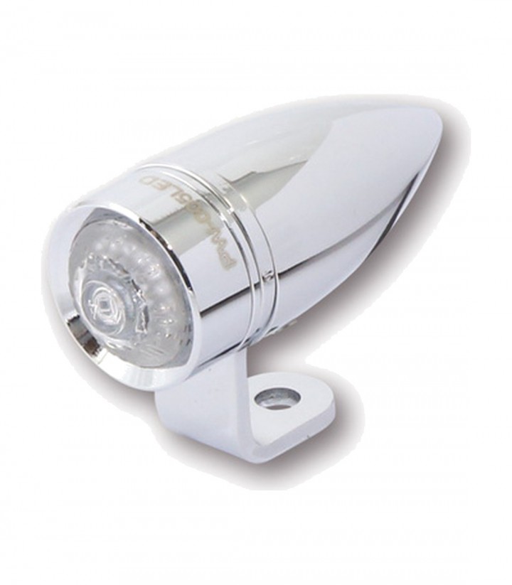 Highsider LED Turn Signals with Position Light Apollo Classic 2-in-1 Black with Smoked Lens