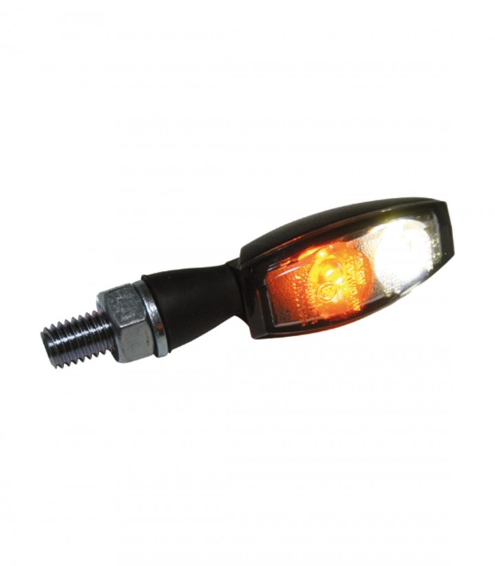 Highsider LED Turn Signals with Position Light Blaze 2in1 Black with Smoked Lens