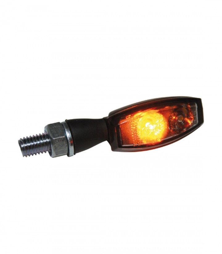 LED-Blinker mit Standlicht Highsider Blaze 2in1 Schwarz mit getöntem Glas