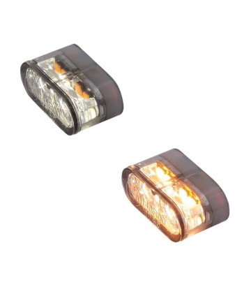 Intermitentes LED con Luz de Posición Highsider Little Star-MX Pro Module 2in1 Negro con Cristal Ahumado