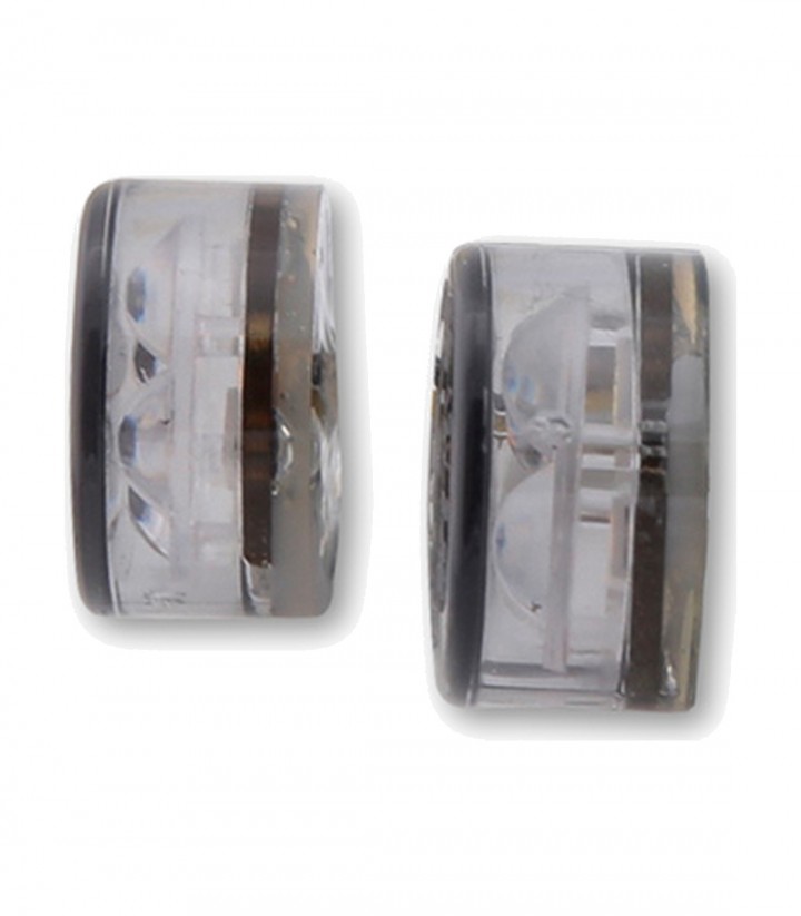 LED-Blinker mit Standlicht Highsider Module Sixteen 2in1 mit getöntem Glas