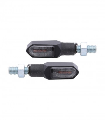 Intermitentes LED con Luz de Posición Highsider Namiko-TS 2in1 Negro con Cristal Ahumado
