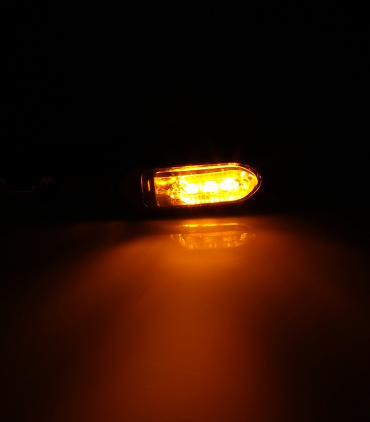 Intermitentes LED con Luz de Posición Highsider Namiko-TS 2in1 Negro con Cristal Ahumado