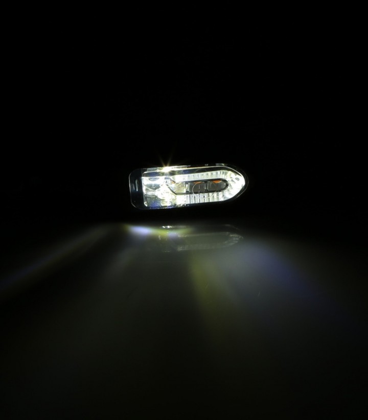 Intermitentes LED con Luz de Posición Highsider Namiko-TS 2in1 Negro con Cristal Ahumado