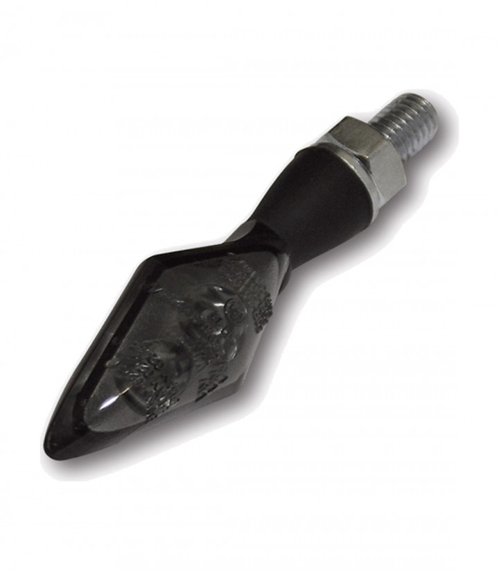 Intermitentes LED con Luz de Posición Highsider PEN Head Double 2en1 Negro con Cristal Ahumado