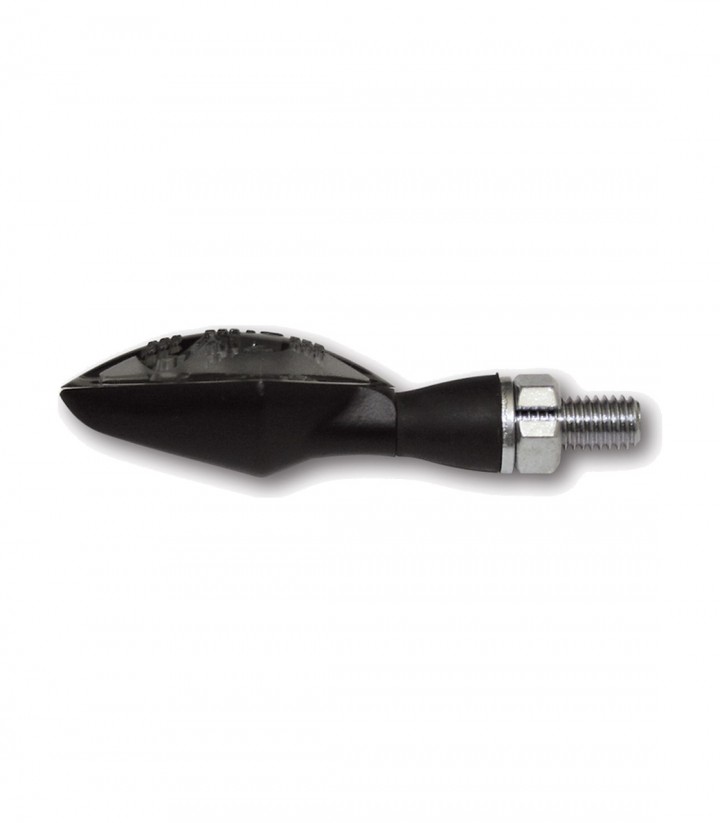 Intermitentes LED con Luz de Posición Highsider PEN Head Double 2en1 Negro con Cristal Ahumado