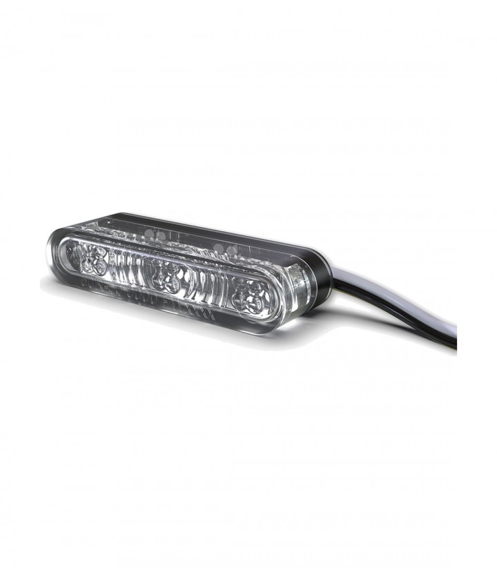 Highsider LED Turn Signals with Position Light Star-MX1 Pro Module 2in1 Black with Smoked Lens