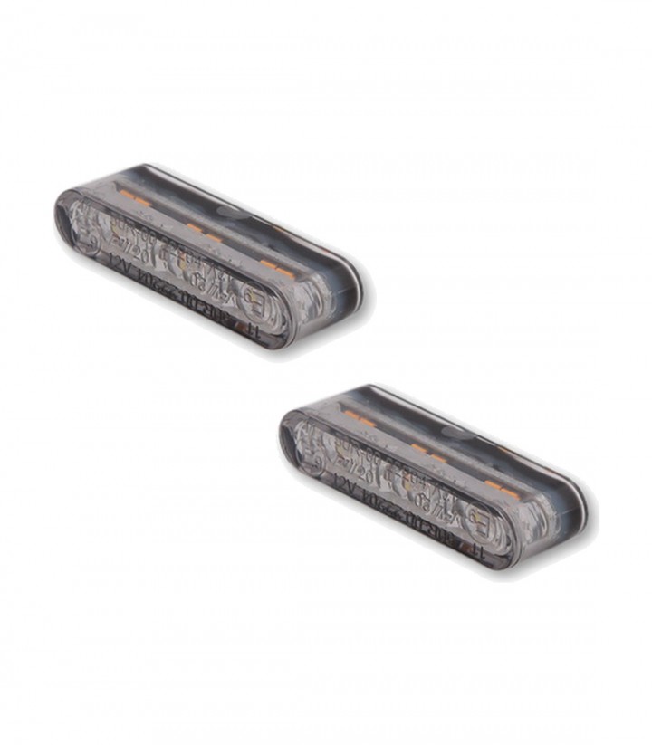 Intermitentes LED con Luz de Posición Highsider Star-MX1 Pro Module 2in1 Negro con Cristal Ahumado