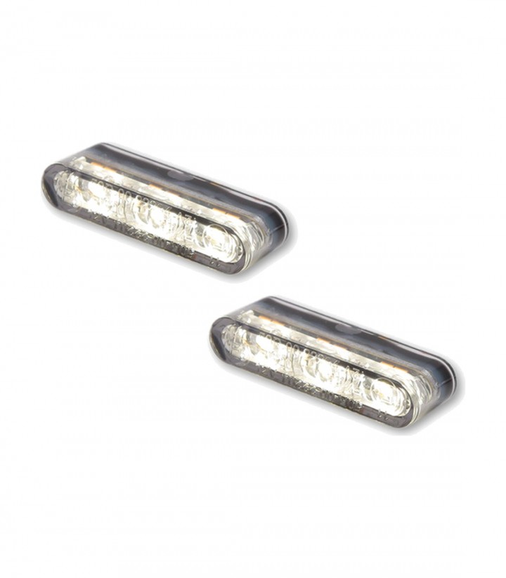 Highsider LED Turn Signals with Position Light Star-MX1 Pro Module 2in1 Black with Smoked Lens