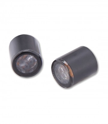 LED-Blinker mit Standlicht Highsider Ton Modul 2in1 Schwarz mit getöntem Glas
