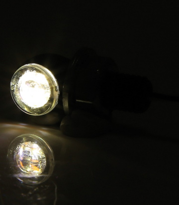 Intermitentes LED con Luz de Posición Highsider Ton Two 2in1 Negro con Cristal Ahumado