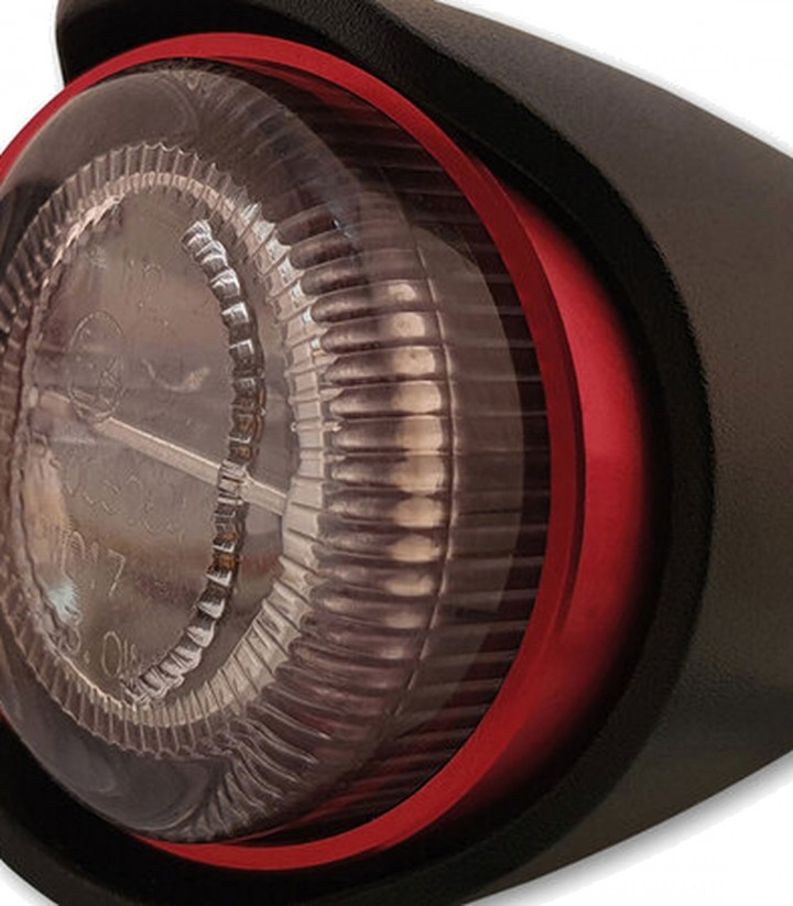 Intermitentes LED Highsider Akron-X Negro con Cristal Transparente