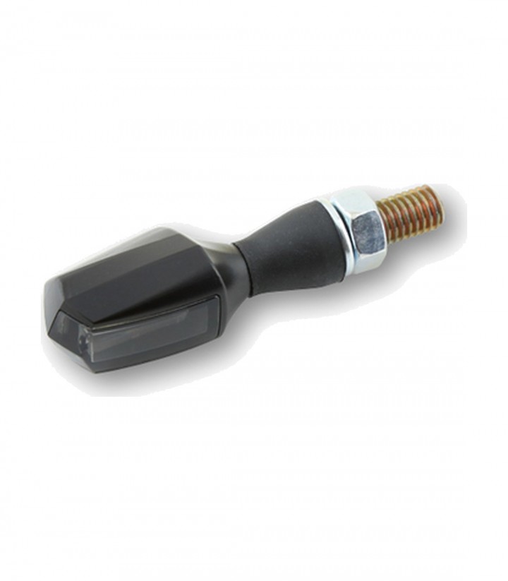 Intermitentes LED Highsider Block Negro con Cristal Ahumado