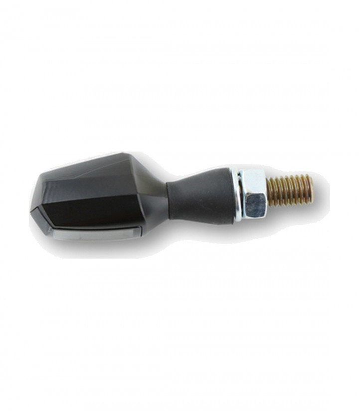 Intermitentes LED Highsider Block Negro con Cristal Ahumado