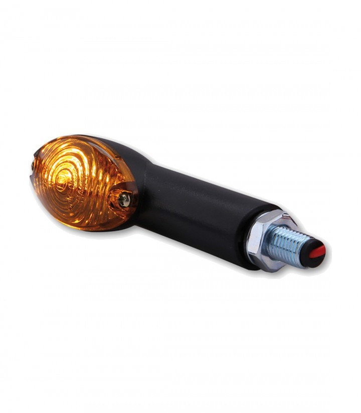 Highsider LED Turn Signals Cateye Black with Smoked Lens