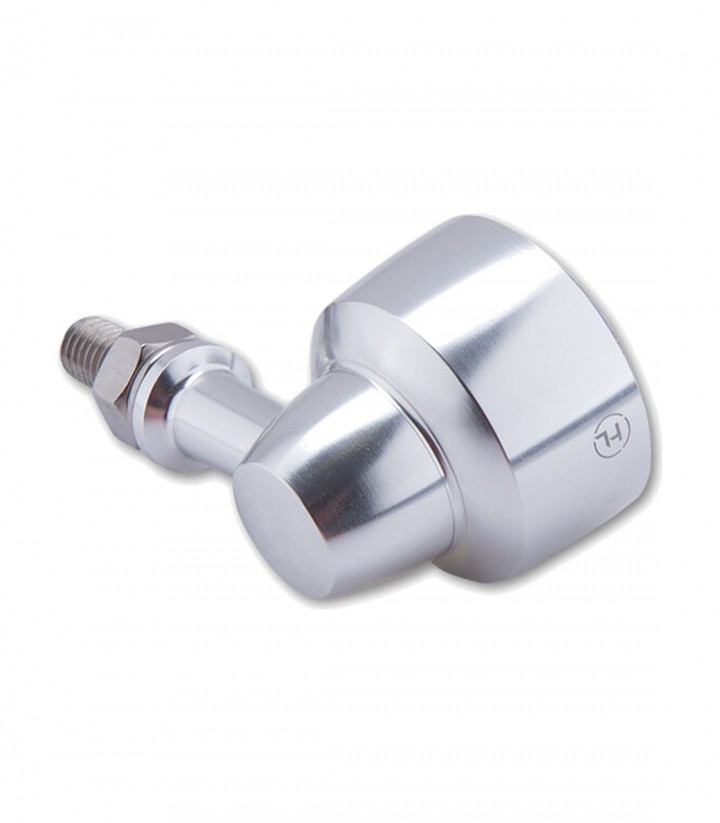 LED-Blinker Highsider Classic-X1 Silber mit getöntem Glas
