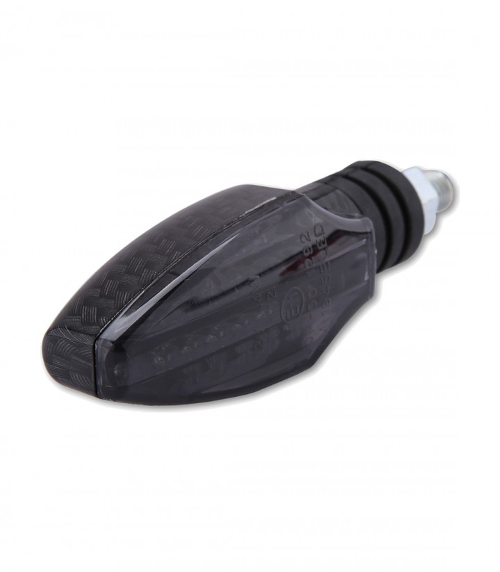 Highsider LED Turn Signals Como Carbon with Smoked Lens