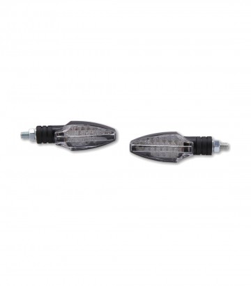 Highsider LED Turn Signals Como Black with Clear Lens