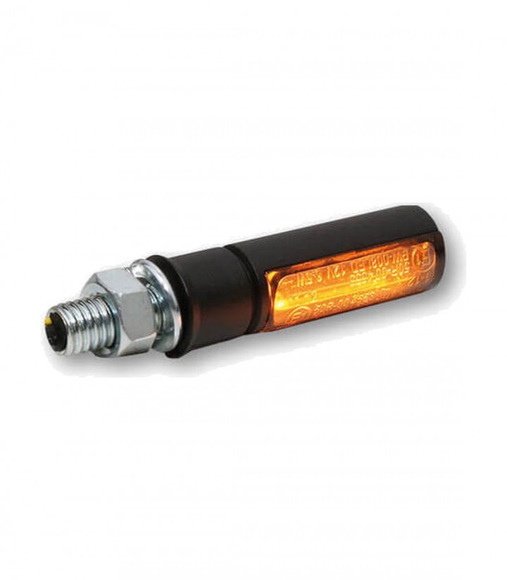 Intermitentes LED Highsider Conero Black Edition Negro con Cristal Ahumado