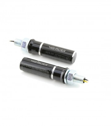 Intermitentes LED Highsider Conero Negro con Cristal Ahumado