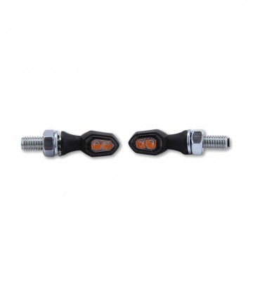 Highsider LED Turn Signals Crumb Black with Smoked Lens
