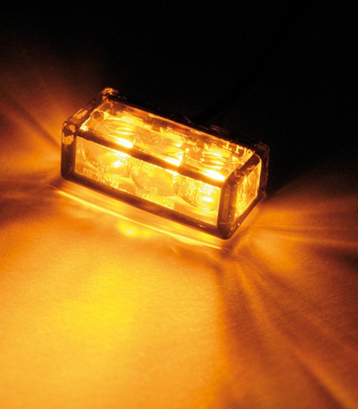 Intermitentes LED Highsider Cube-H con Cristal Ahumado