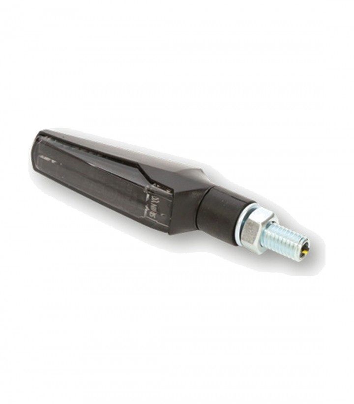 Intermitentes LED Highsider Fineline Negro con Cristal Ahumado
