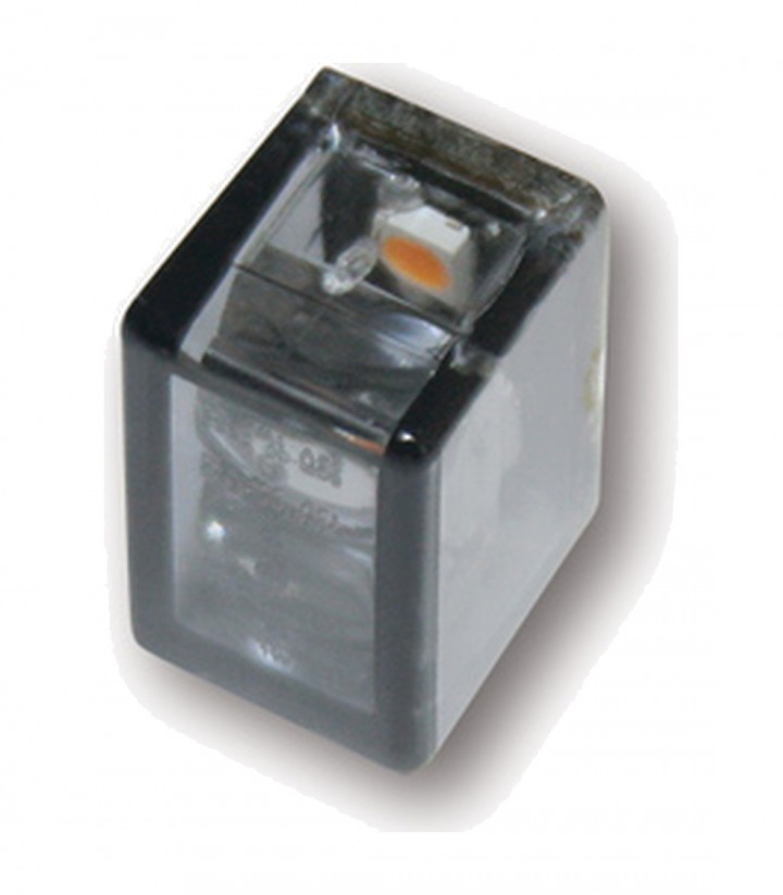 Intermitentes LED Highsider Micro Cube-V con Cristal Ahumado