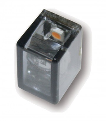 Intermitentes LED Highsider Micro Cube-V con Cristal Ahumado