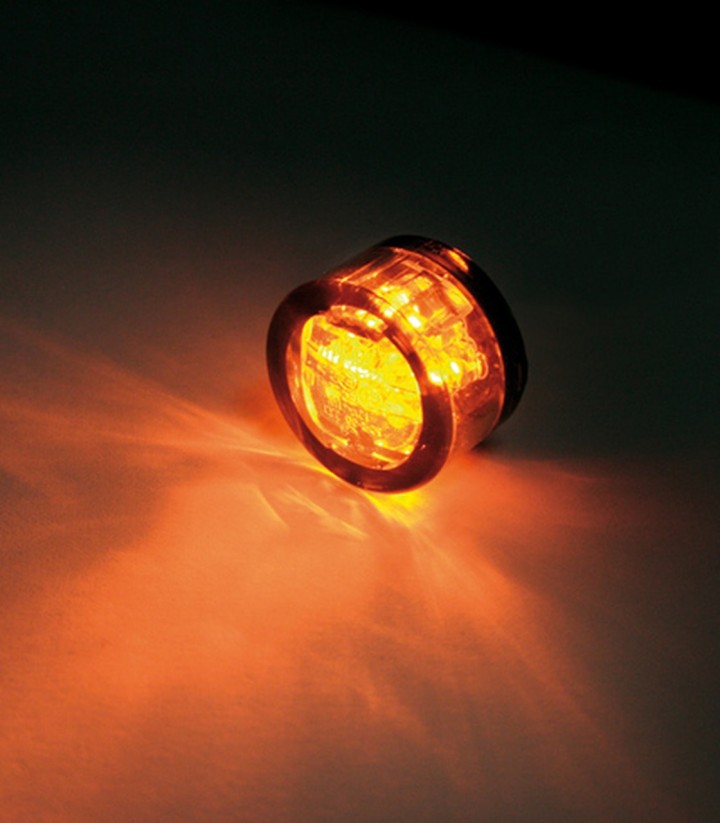 Intermitentes LED Highsider Micro Pin con Cristal Ahumado