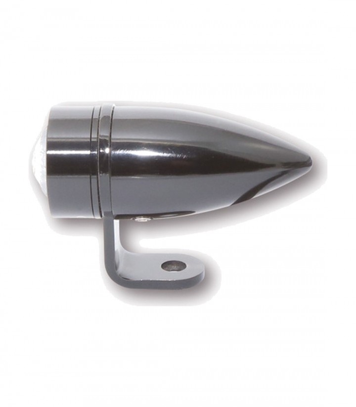 Highsider LED Turn Signals Mono Bullet Black with Translucent Lens