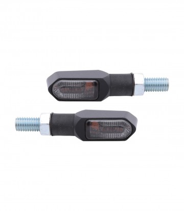 Intermitentes LED Highsider Namiko-TS Negro con Cristal Ahumado