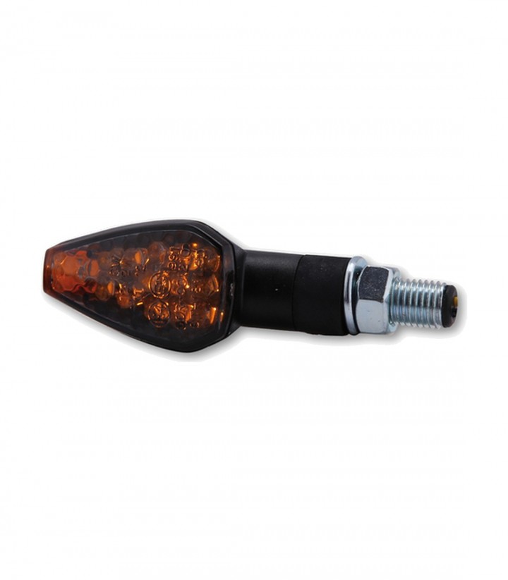Intermitentes LED Highsider Peak Negro con Cristal Ahumado
