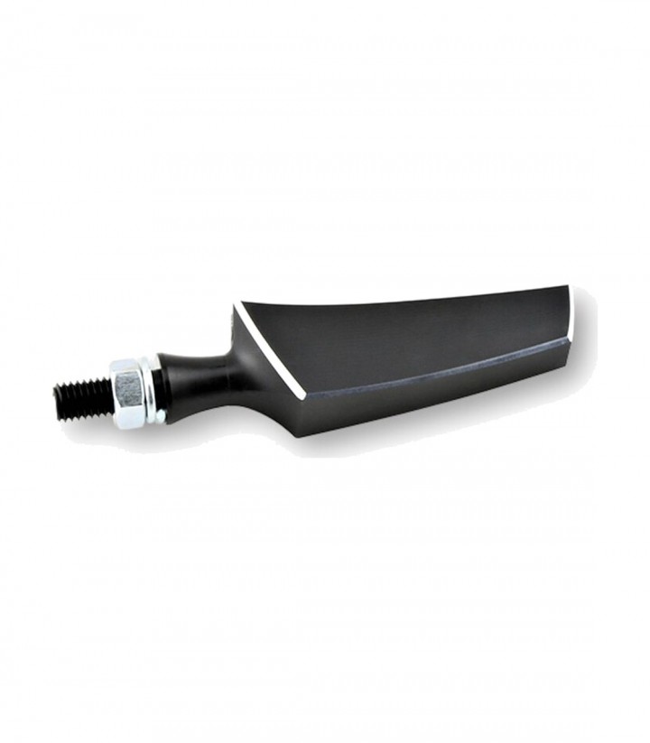 Intermitentes LED Highsider Pen Head Negro con Cristal Ahumado