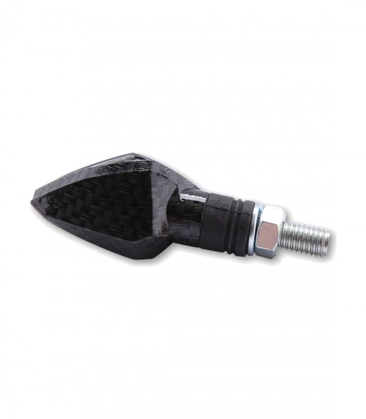 Intermitentes LED Highsider Rock Carbono con Cristal Ahumado